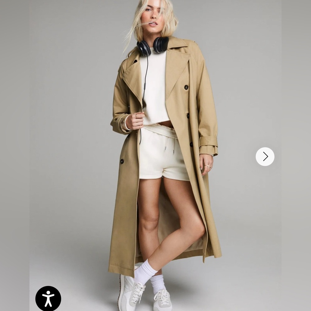 NWOT Nasty Gal Essentials Trench Coach Size 8